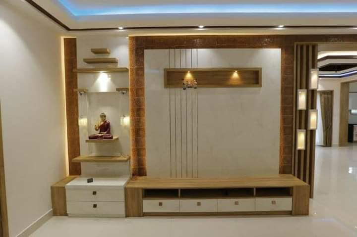 Aluminium shop tv cupboard